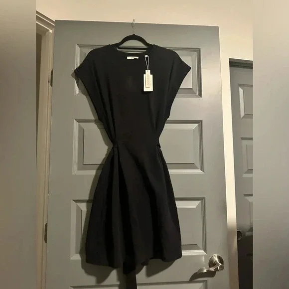 Vince Short Sleeve Tie-Waist Dress NWT Size large - Picture 3 of 10